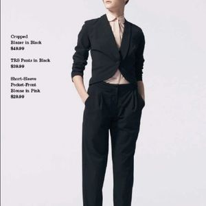 alexander mcqueen for target black striped blazer